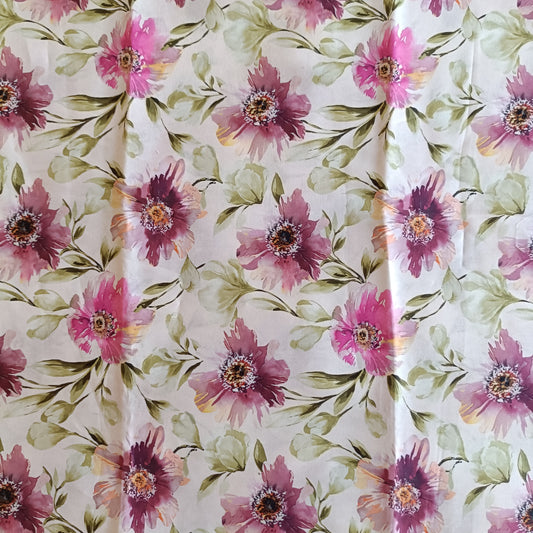 Premium Glaze Cotton Unstitched Blouse Fabric Assorted