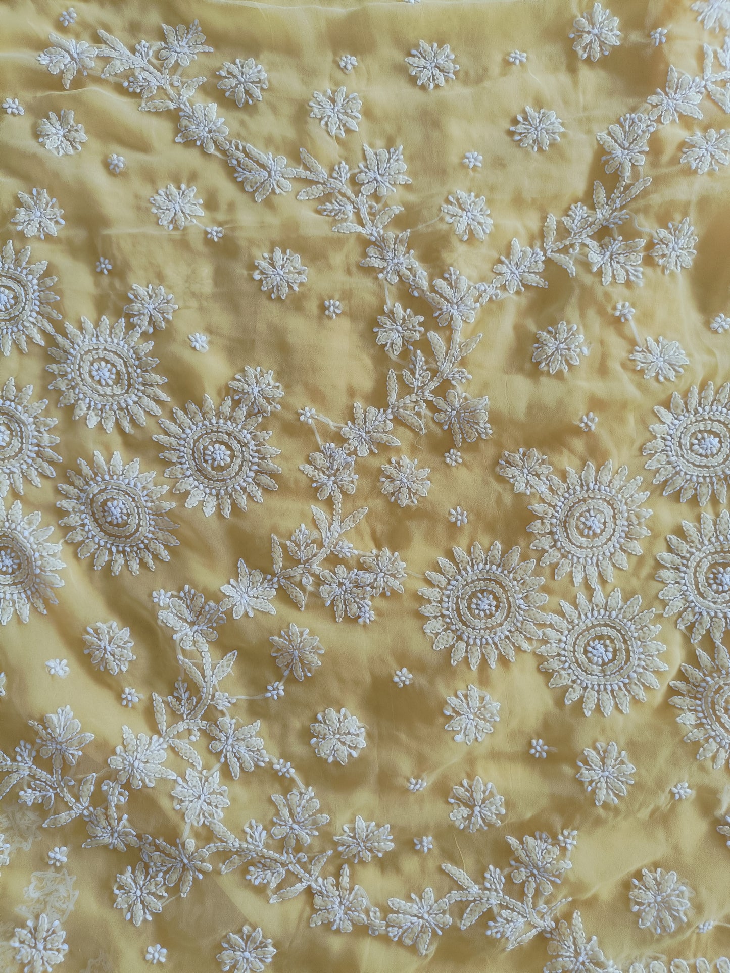 Soft Georgette Chikankari Saree