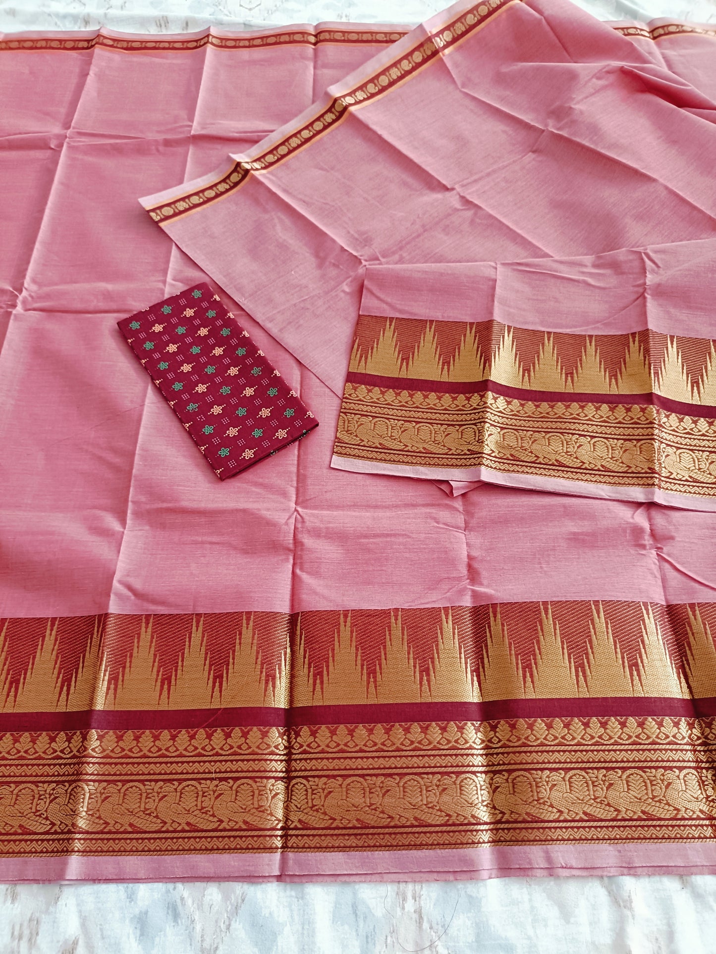 à¤¸à¥à¤ªà¥à¤°à¤¿à¤¯à¤¾ | Supriya - Traditional Chettinadu South Cotton Saree - Saree | Tags: South Cotton