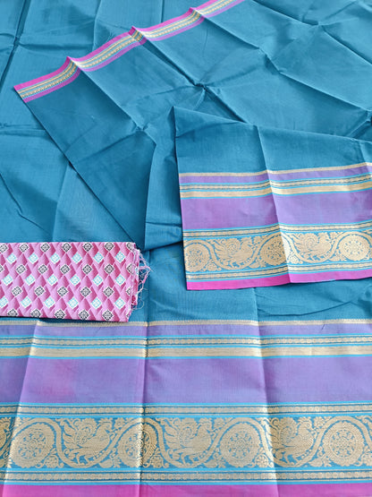 à¤¸à¥à¤‚à¤¦à¤°à¥€ | Sundari - Traditional Chettinadu South Cotton Saree - Saree | Tags: South Cotton