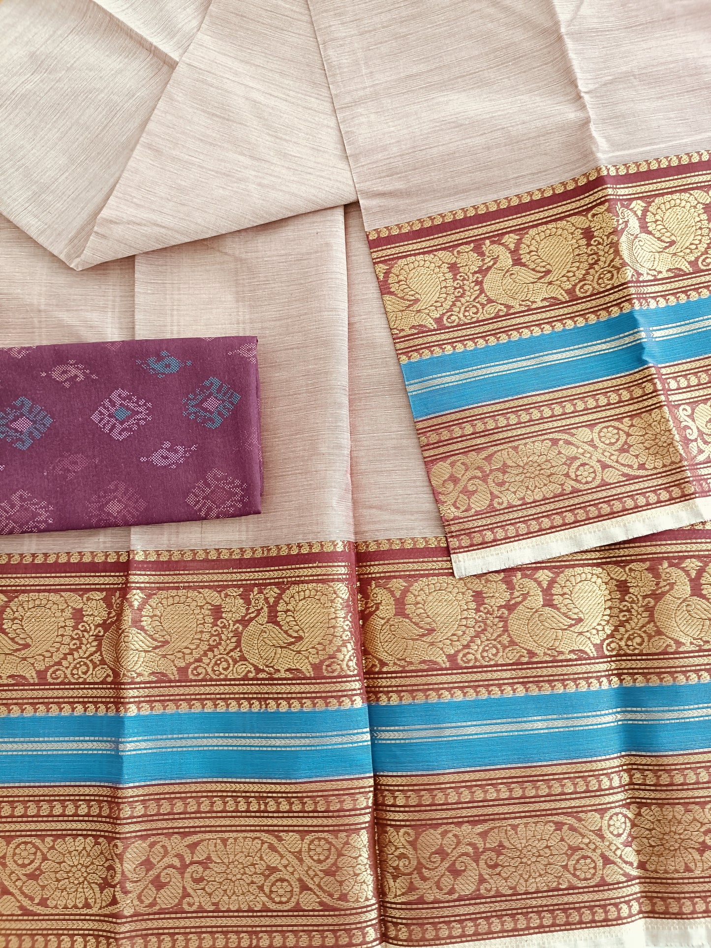 à¤®à¥‹à¤¹à¤¿à¤¨à¥€ | Mohini - Traditional Chettinadu South Cotton Saree - Saree | Tags: South Cotton