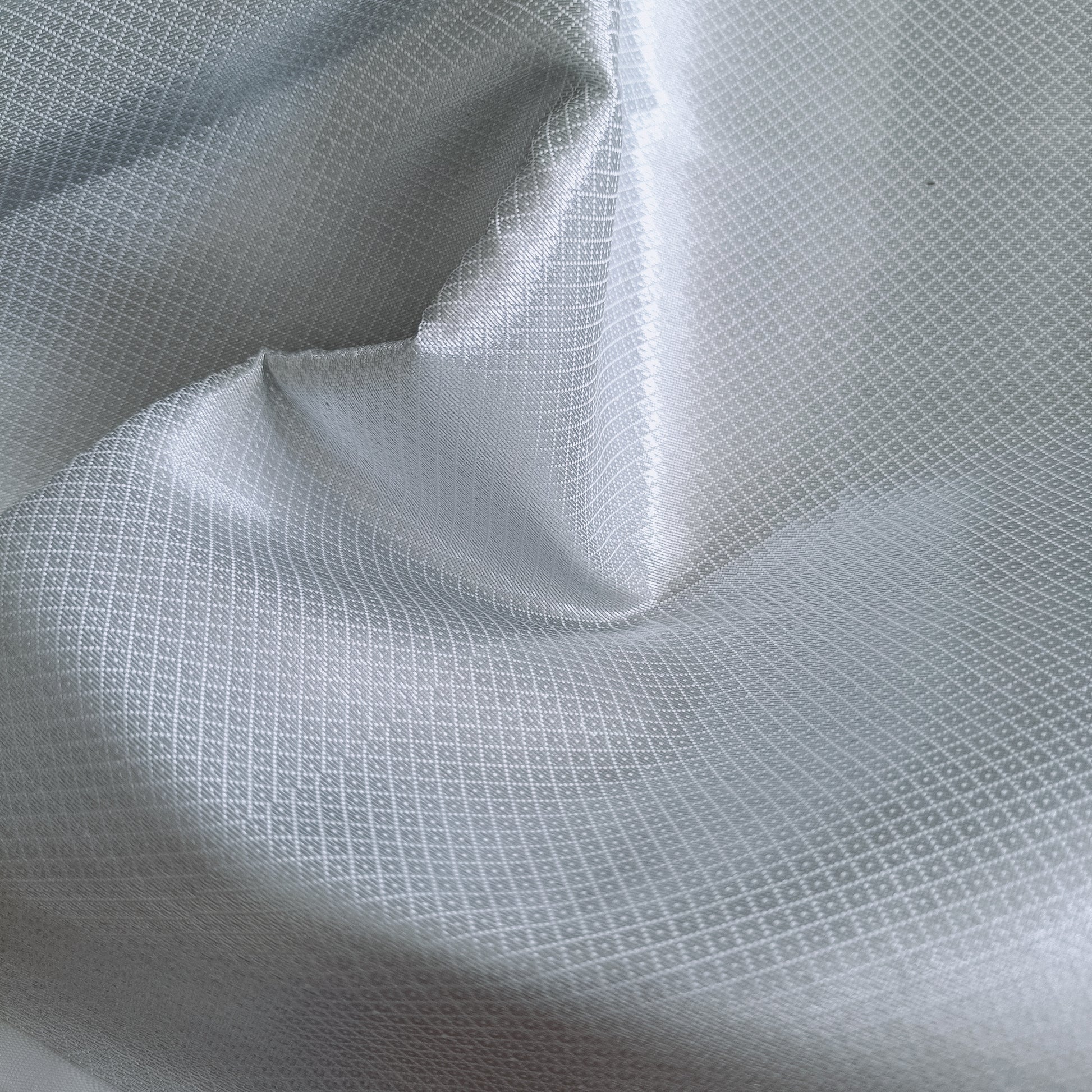 जल सा चांदी जैसा  - Premium Silver Brocade Fabric - Fabric | Tags: Silk