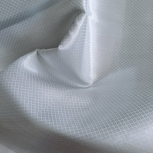 जल सा चांदी जैसा  - Premium Silver Brocade Fabric - Fabric | Tags: Silk