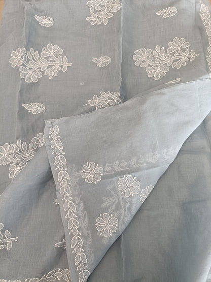 गंगा - Chikankari Cotton Saree