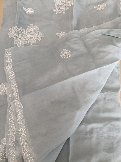 गंगा - Chikankari Cotton Saree