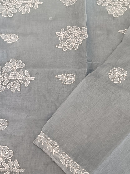 गंगा - Chikankari Cotton Saree