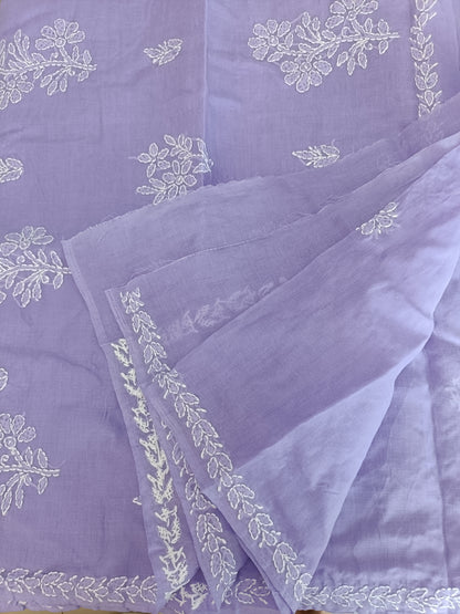 मेघा - Chikankari Cotton Saree