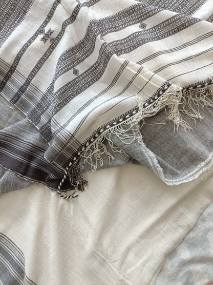 विरासत - Pure Handwoven Kala Cotton Saree - Sustainable l Organic l Ethical