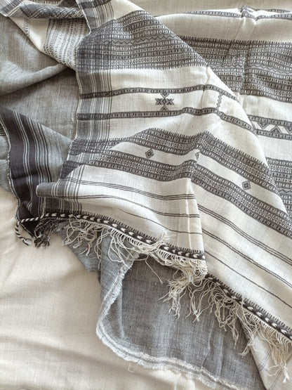 विरासत - Pure Handwoven Kala Cotton Saree - Sustainable l Organic l Ethical