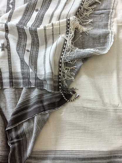 विरासत - Pure Handwoven Kala Cotton Saree - Sustainable l Organic l Ethical