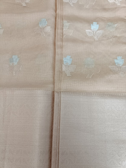 कांचनलता - Gorgeous Kota Doria Saree with Heavy Zari Work