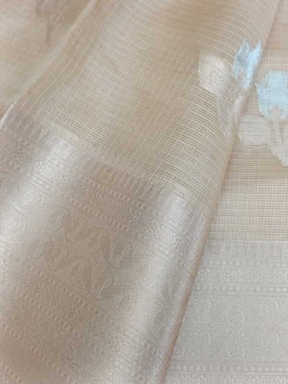 कांचनलता - Gorgeous Kota Doria Saree with Heavy Zari Work