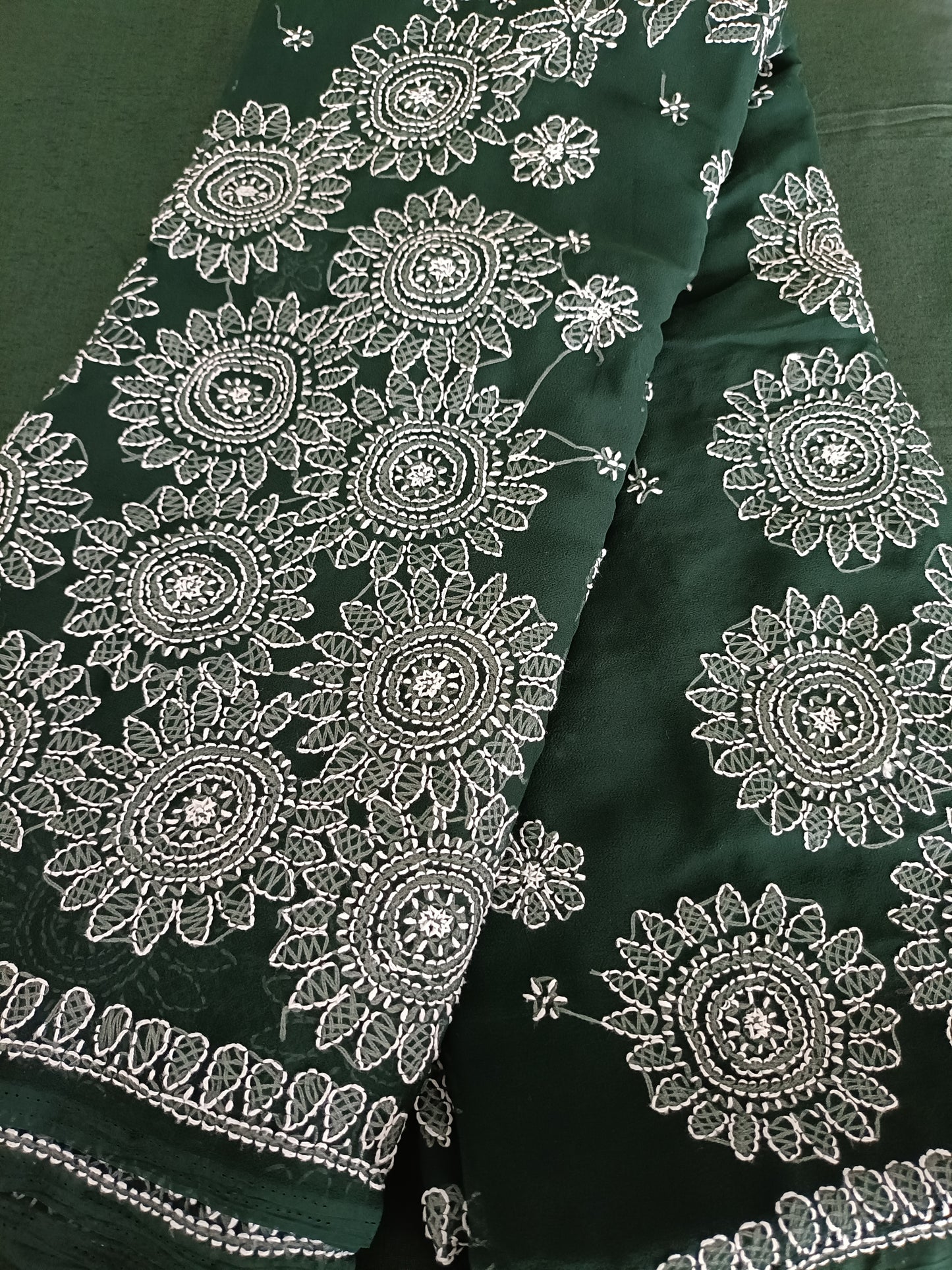 नीरजा - Soft Georgette Chikankari Saree