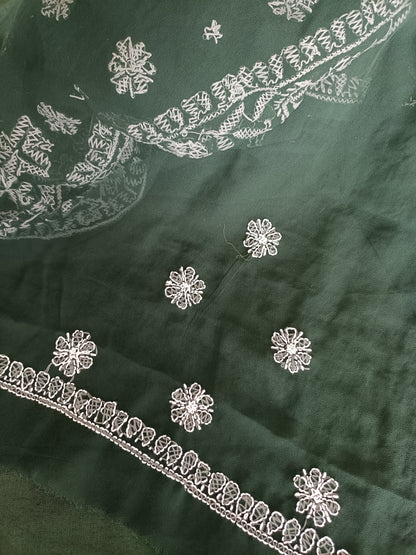 नीरजा - Soft Georgette Chikankari Saree
