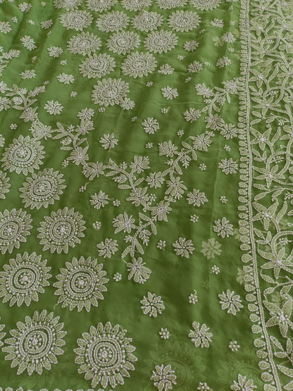 तृषा - Soft Georgette Chikankari Saree