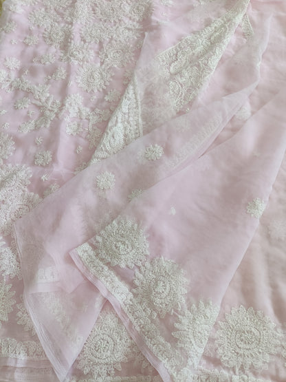 अपर्णा - Soft Georgette Chikankari Saree