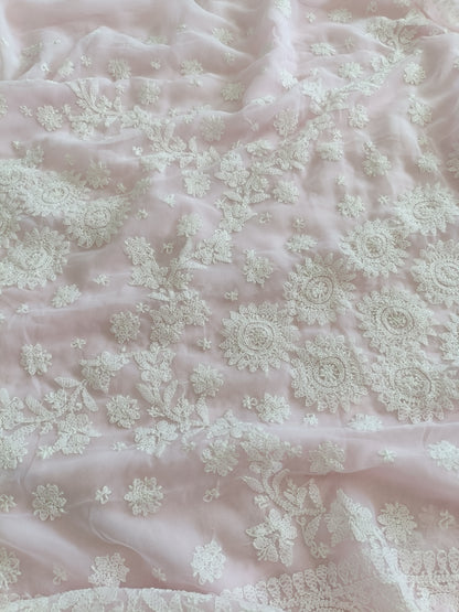 अपर्णा - Soft Georgette Chikankari Saree