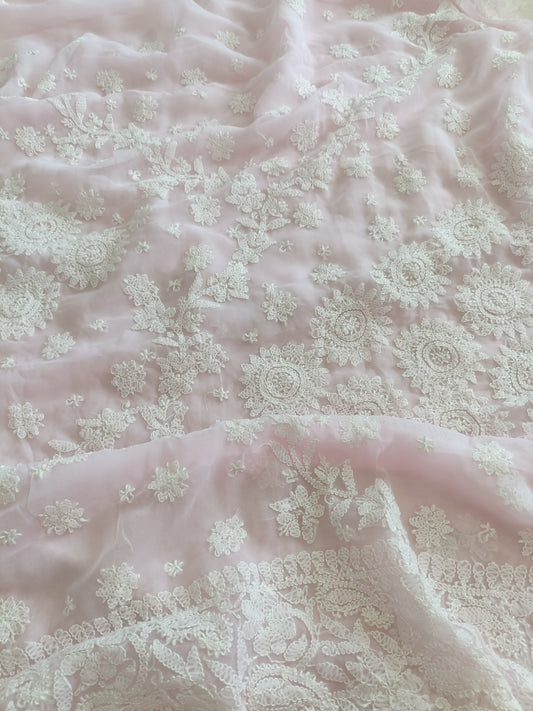 अपर्णा - Soft Georgette Chikankari Saree