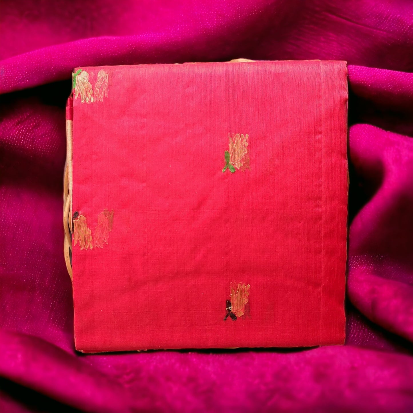 Pure Katan Chanderi Silk Saree