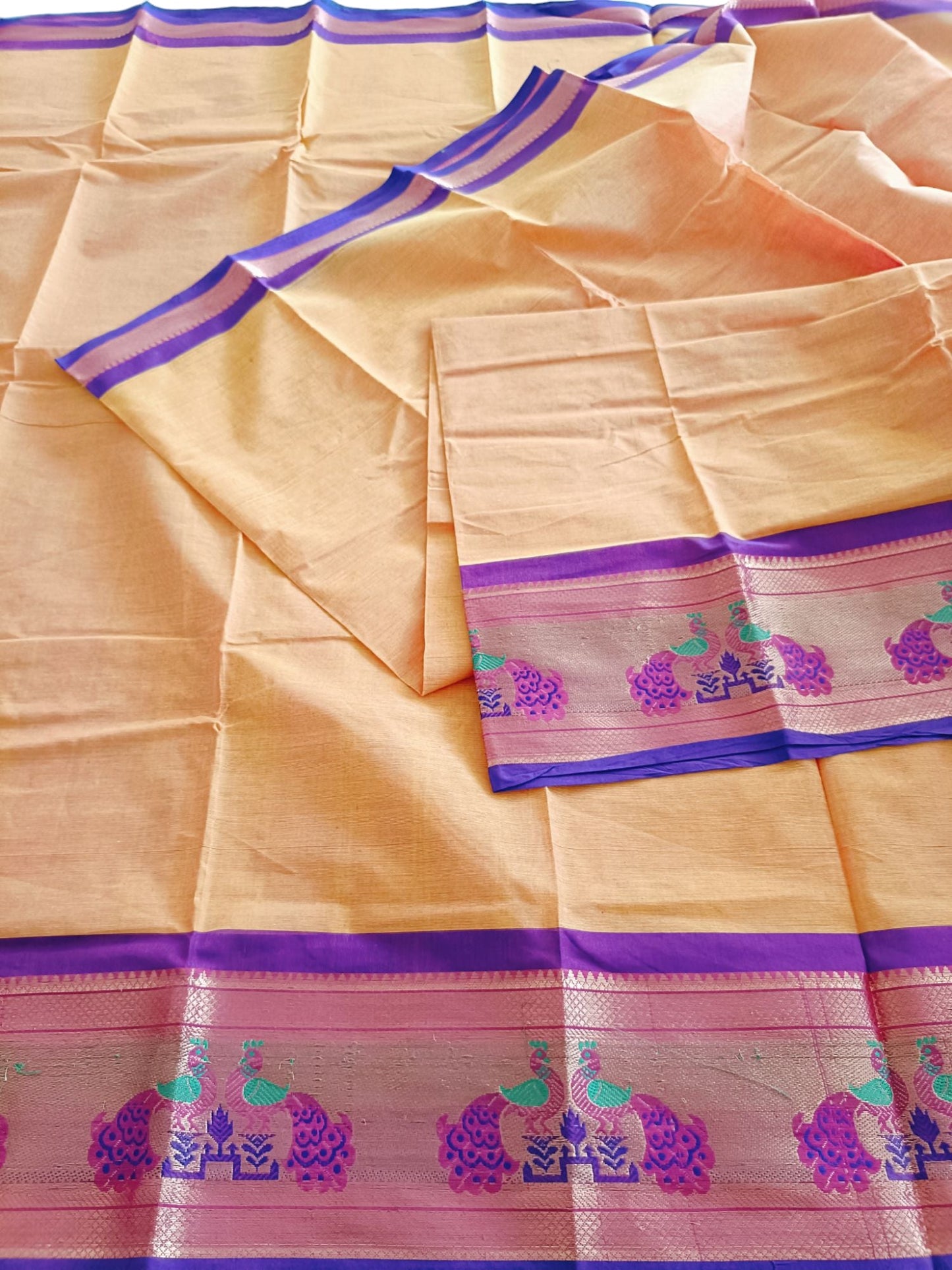 à¤•à¤¨à¤¿à¤•à¤¾ | Kanika - Traditional Chettinadu South Cotton Saree - Saree | Tags: South Cotton