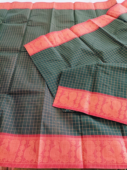 à¤¨à¤¯à¤¨à¤¾ | Nayana - Traditional Kanchi South Cotton Saree - Saree | Tags: South Cotton