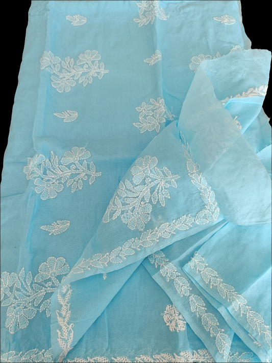 श्रीया - Chikankari Cotton Saree