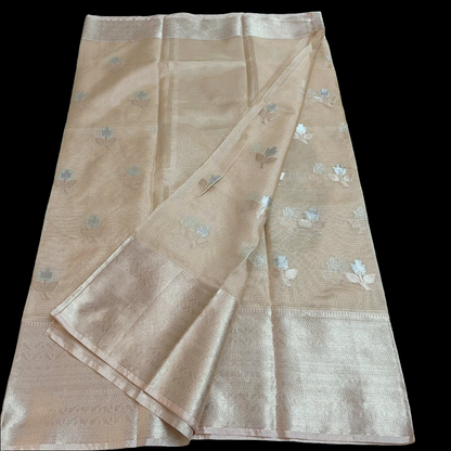 कांचनलता - Gorgeous Kota Doria Saree with Heavy Zari Work