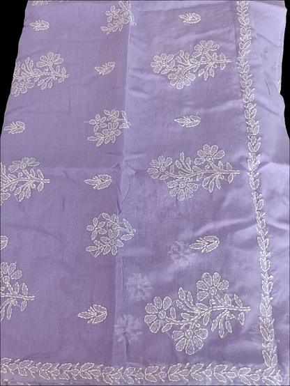 मेघा - Chikankari Cotton Saree
