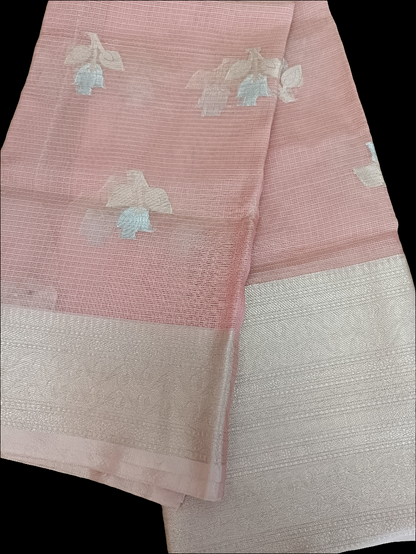 श्रृंगारिका - Gorgeous Kota Doria Saree with Heavy Zari Work