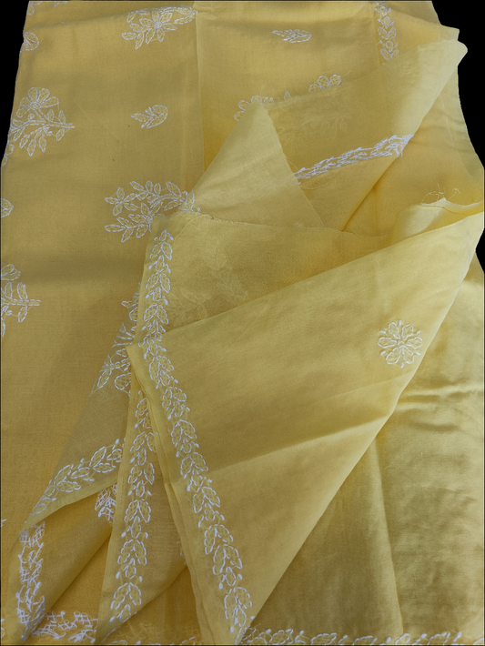 वृषाली - Chikankari Cotton Saree