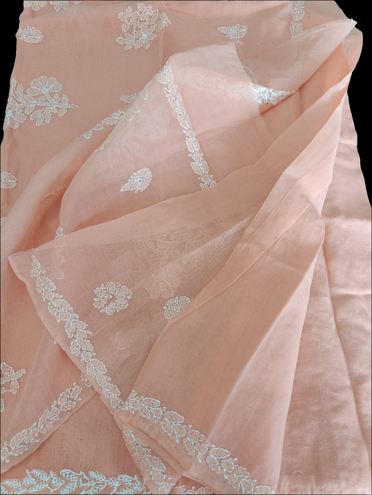 कावेरी - Chikankari Cotton Saree