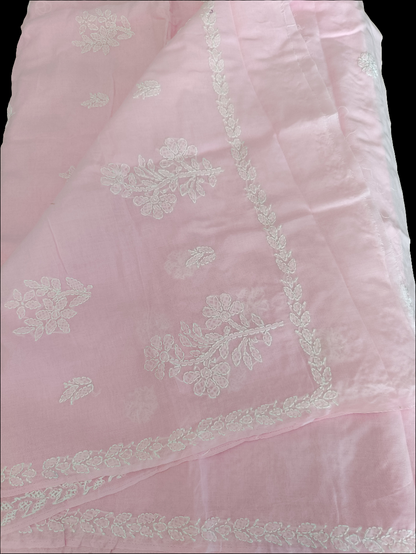 दामिनी - Chikankari Cotton Saree