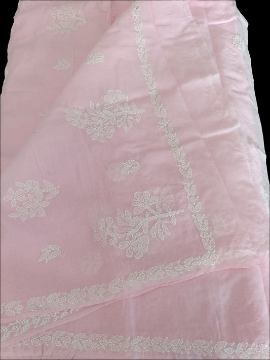दामिनी - Chikankari Cotton Saree