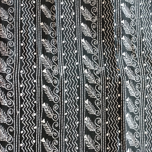 Kantha Stitch Cotton Blouse Fabric