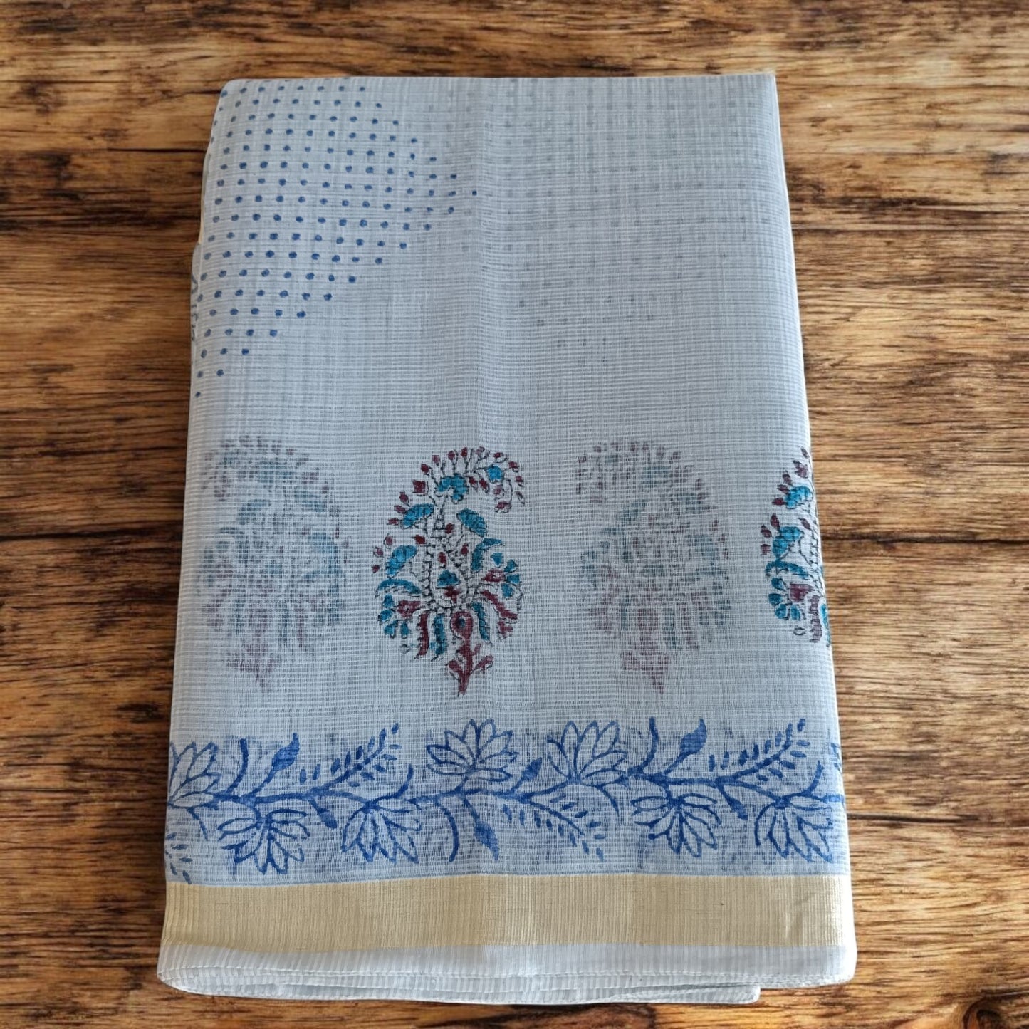 Kota Doria Prints Saree