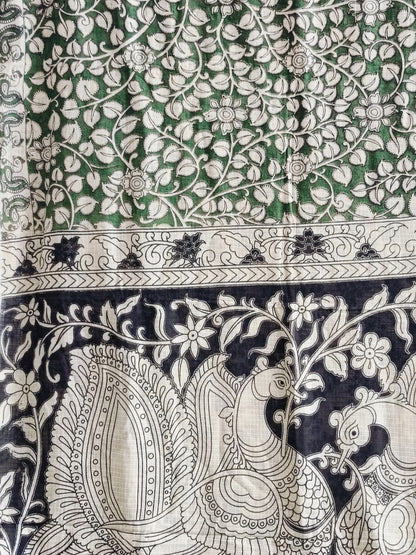 पार्वती - Pure Kota Handloom Cotton Handcrafted Kalamkari Saree