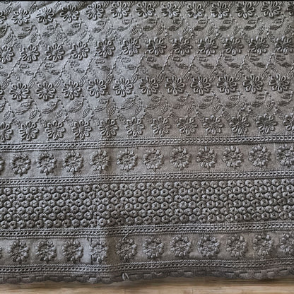 श्यामलिमा - Chikankari Cotton Blouse Fabric - Fabric | Tags: Chikankari Cotton Textile