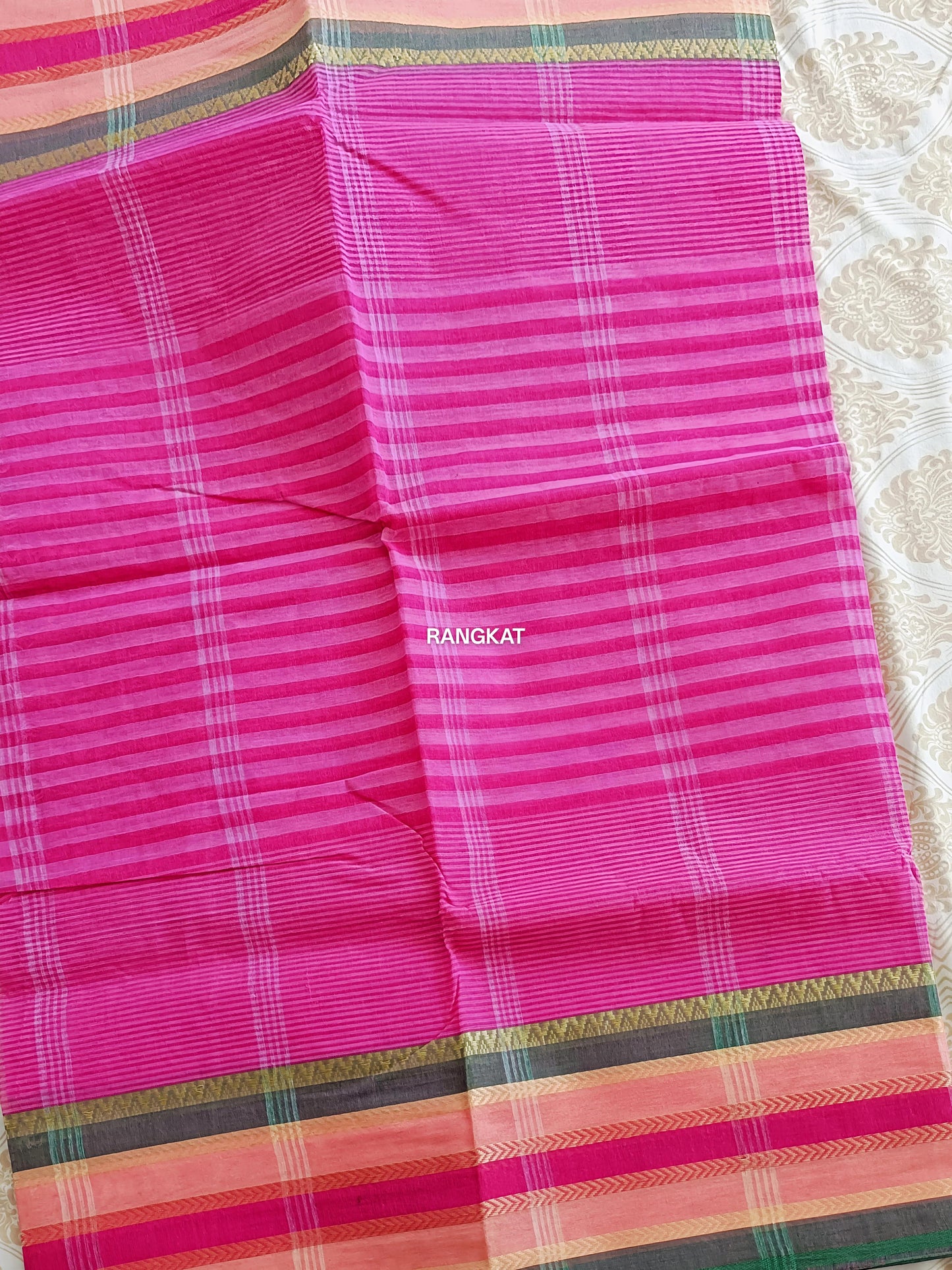 Nirman-  Bengal Gamcha Taant Cotton Sarees