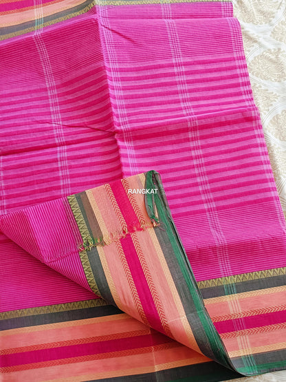 Nirman-  Bengal Gamcha Taant Cotton Sarees
