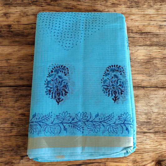 Kota Doria Prints Saree
