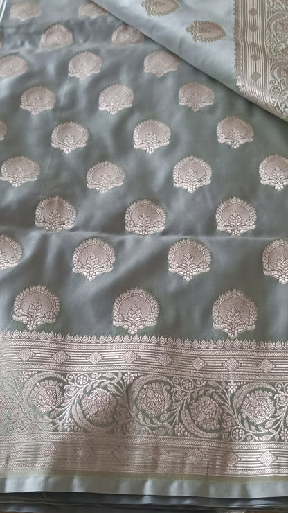 बनारसी मशरू सिल्क साड़ी