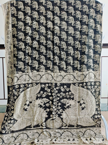 लोपामुद्रा - Pure Kota Handloom Cotton Handcrafted Kalamkari Saree