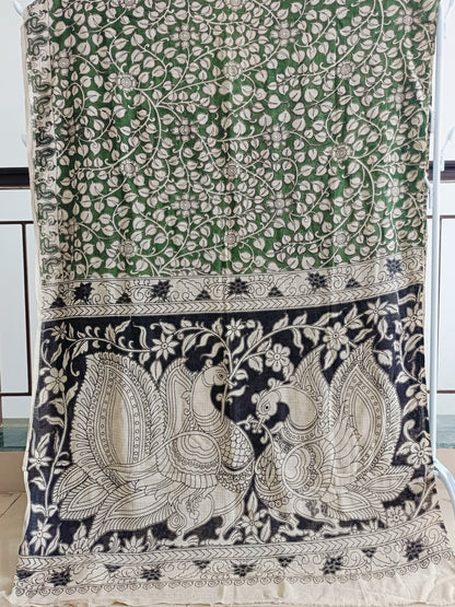 पार्वती - Pure Kota Handloom Cotton Handcrafted Kalamkari Saree