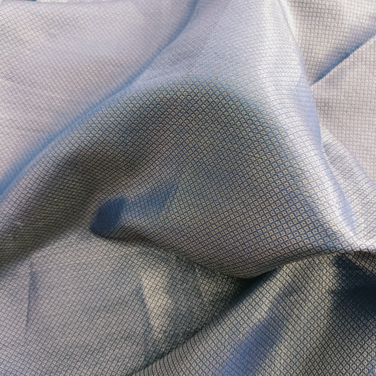 à¤à¤¿à¤²à¤®à¤¿à¤²à¤¾à¤¤à¤¾ à¤¨à¥€à¤²  - Premium Electric Blue Brocade Fabric - Fabric | Tags: Silk