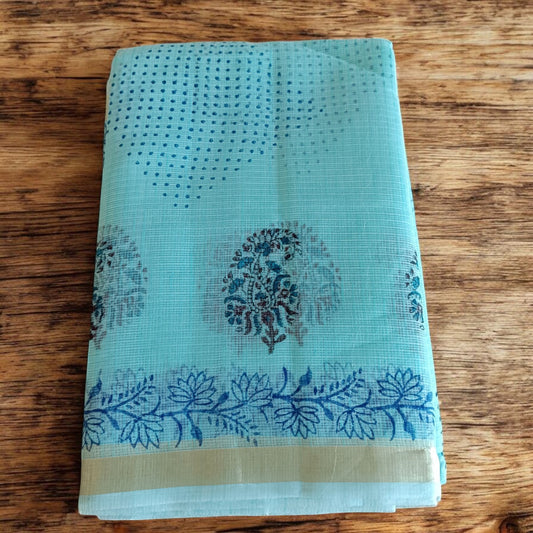 Kota Doria Prints Saree
