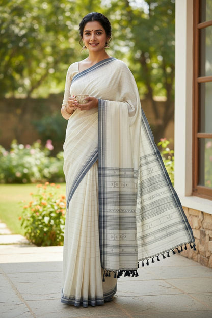Handwoven Kala Cotton Saree