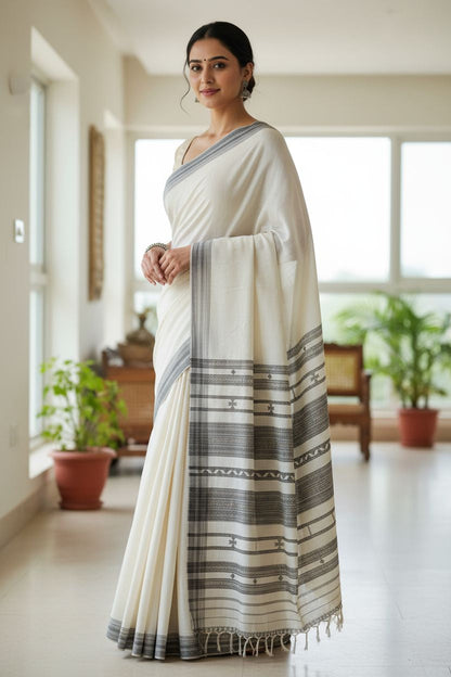 Handwoven Kala Cotton Saree